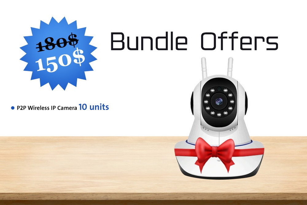 undefined Bundle Offer A21 | 10 units P2P Wireless IP Camera WiFi Home Security Surveillance Camera for ,Two-Way Audio & Night Vision 2 ANTENNA. - TV, Cameras & Photography - Lebanon