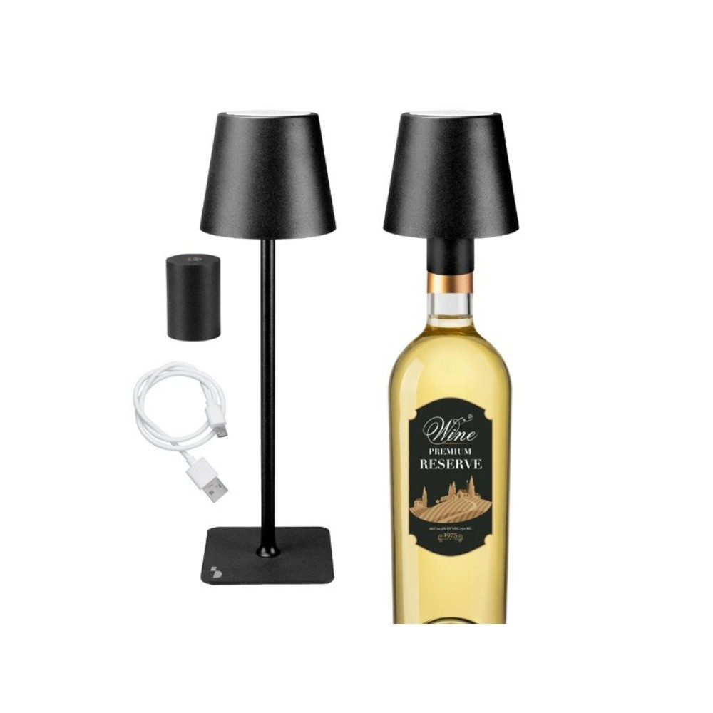 Beper Beper Rechargeable Table Lamp 2 In 1 - Black | BEP-P201UTP111 - Home & Kitchen - Lebanon