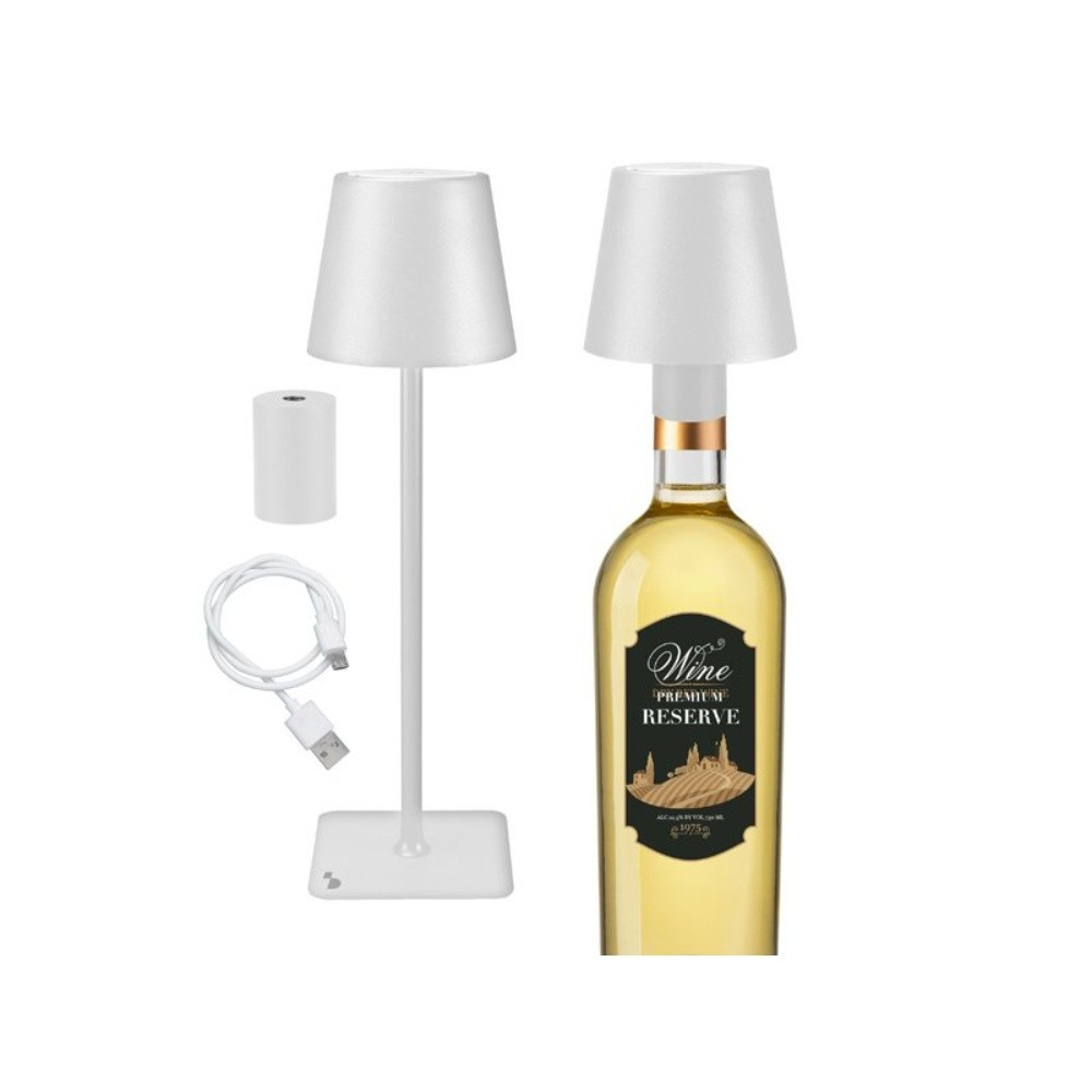 Beper Beper Rechargeable Table Lamp 2 In 1 - White | BEP-P201UTP112 - Home & Kitchen - Lebanon