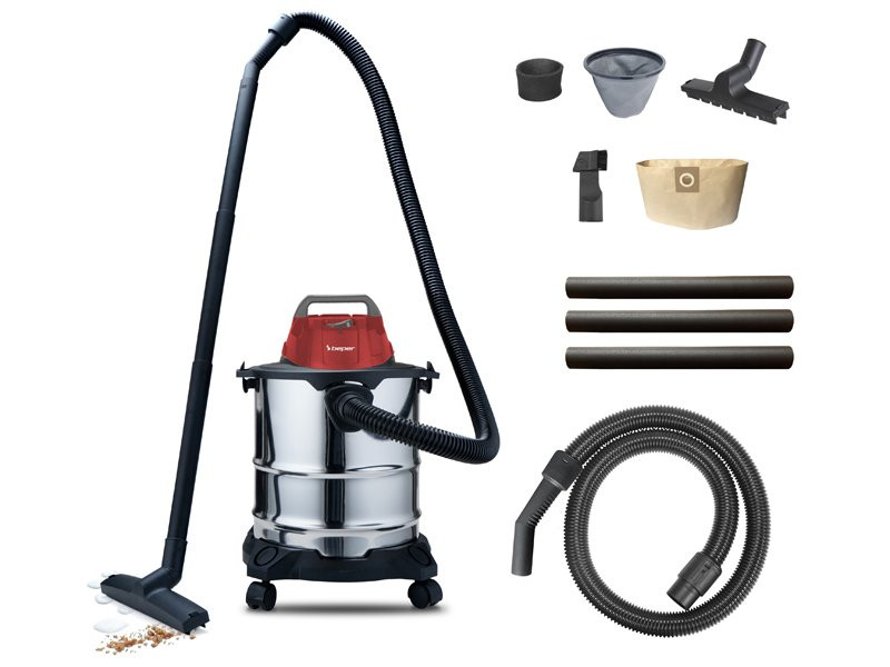 Beper Beper Wet And Dry Vacuum Cleaner Capacity Of 20L, 1000W, 5M Cable, 2-In-1 Crevice Nozzle, Paper Bag | BEP-P202ASP300 - Home & Kitchen - Lebanon