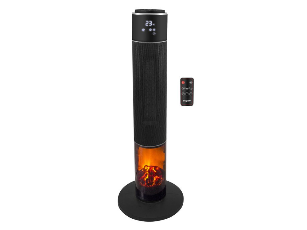 Beper Beper Ceramic Tower Fan Heater | BEP-P203TER001 - Home & Kitchen - Lebanon