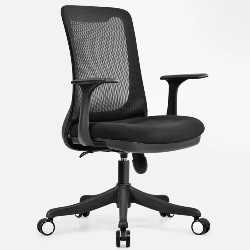 Valencia Valencia Mid-Back Chair, Black Mesh | DZY-B513 (235) - Computers & Tech - Lebanon