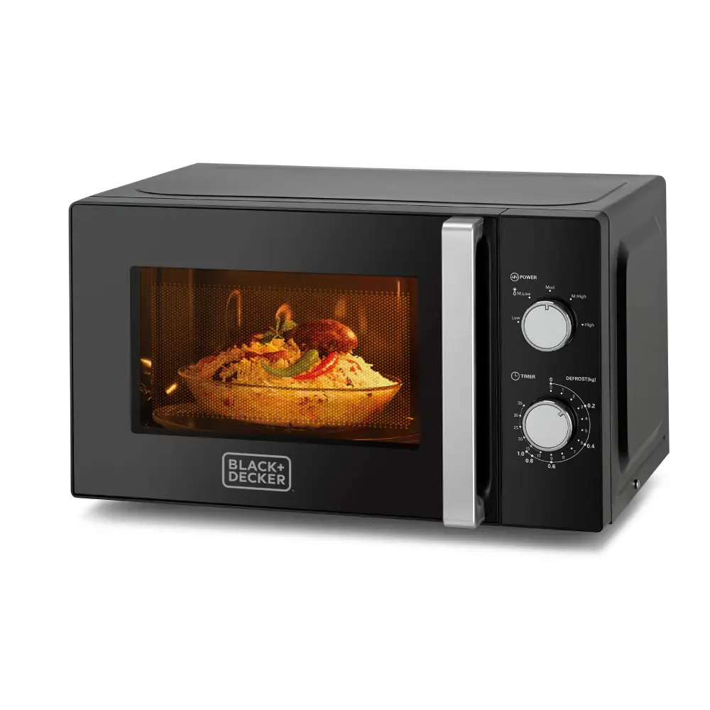 Black&Decker Black & Decker Microwave 20L 700W,Black | MZ2010P-B5 - Home & Kitchen - Lebanon