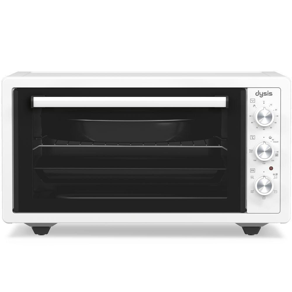 undefined DYSIS Electric Oven 45L White, Fan, Double Glass ,1400 Watt | M4551R01WF - Home & Kitchen - Lebanon