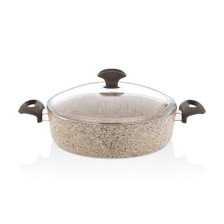 Falez Falez Creamy Premium Shallow Casserole 26*7 | HUR-A-15177 - Home & Kitchen - Lebanon