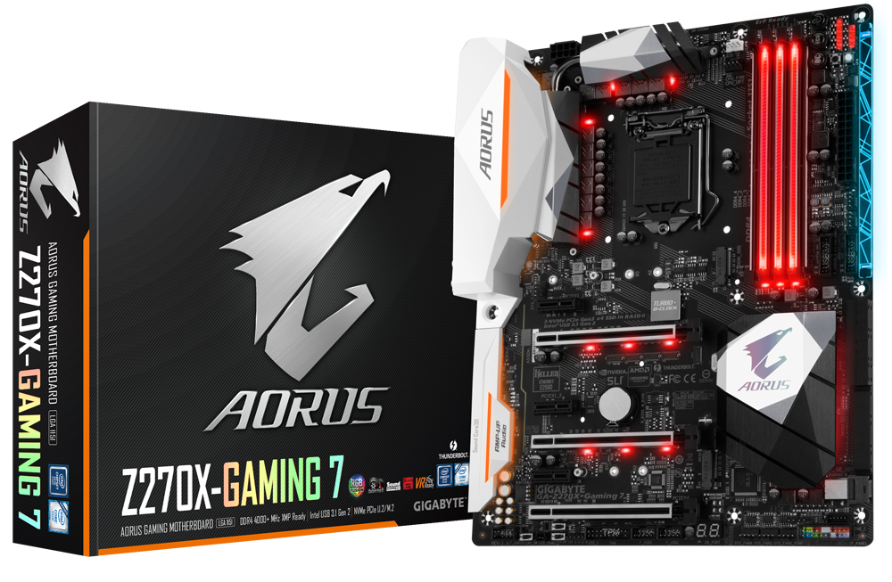 Gigabyte GIGABYTE AORUS GA-Z270X-Gaming 7 (rev. 1.0) LGA 1151 Intel Z270 HDMI SATA 6Gb/s USB 3.1 ATX Motherboards - Intel - Computers & Tech - Lebanon
