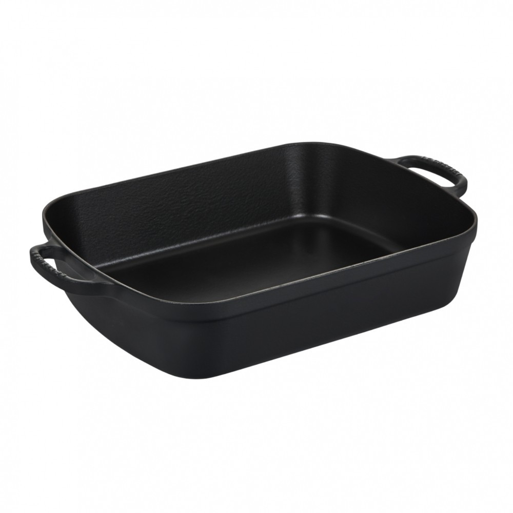 Le Creuset Le Creuset Rectangular Baking Dish Evo 37x29cm inside Black | 0024147246527 - Home & Kitchen - Lebanon