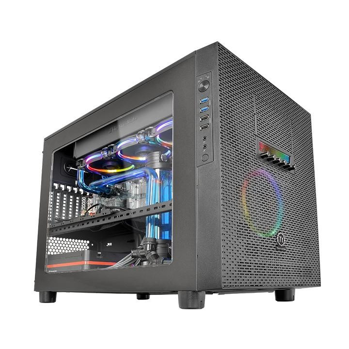 undefined TT Core X5 E-ATX Cube Chassis 5.25" Bay | Stackable | CA-1E8-00M1WN-00 - Other - Lebanon