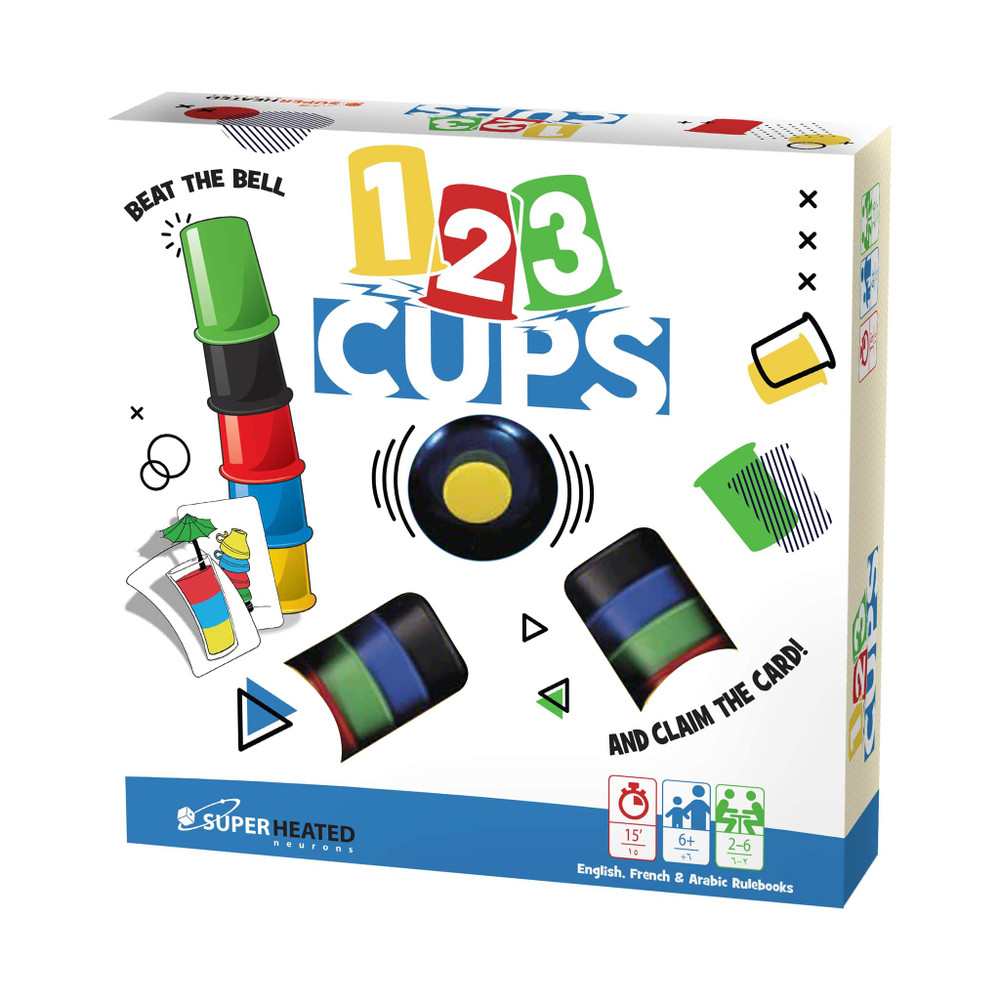 123 Cups Ar/En/Fr | 421111 - Toys & Games - Lebanon