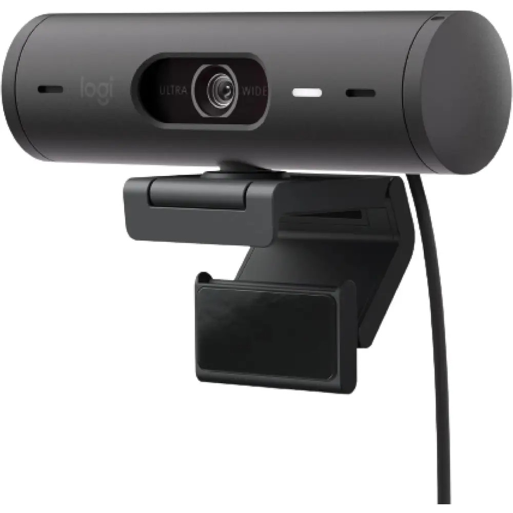 Logitech Logitech Brio 500 Full HD Webcam with Auto Light Correction ,Black | 960-001424 - Computers & Tech - Lebanon