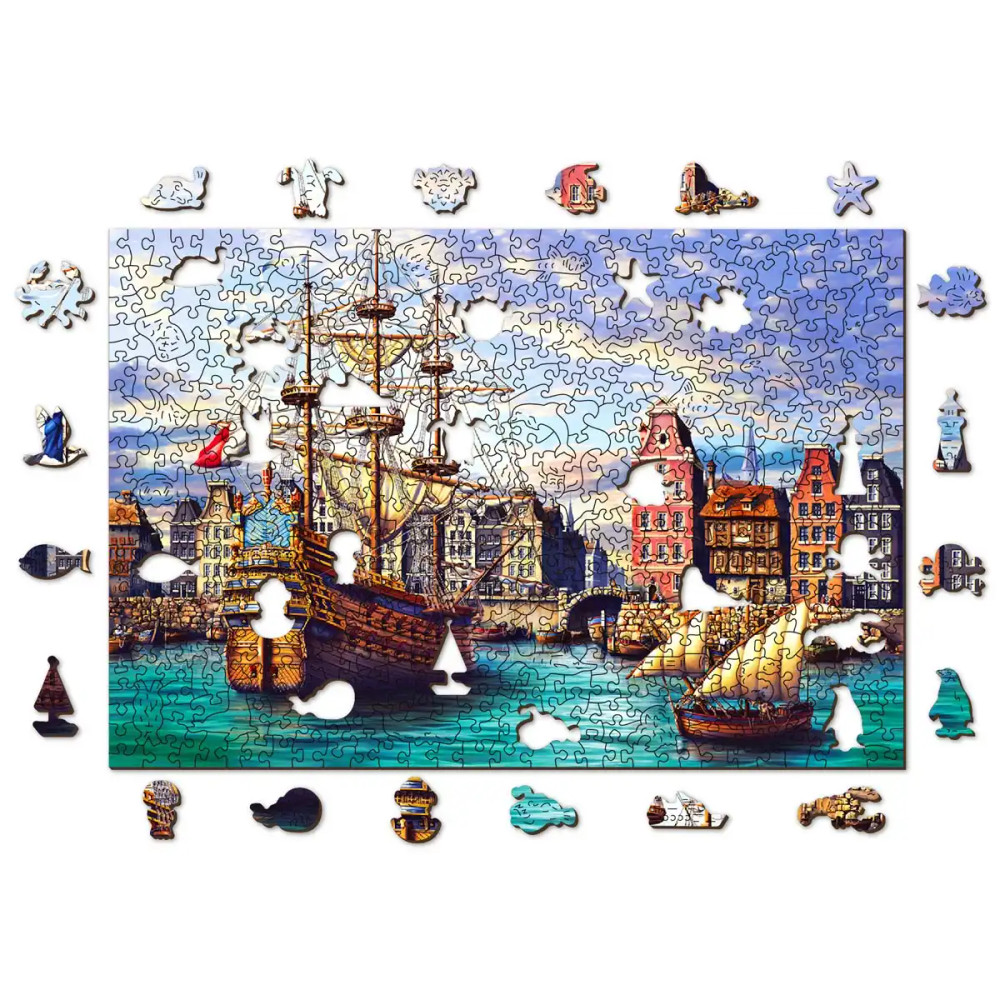 Puzzle W RS: Old Ships in Harbour L 505 | 4737111 - Toys & Games - Lebanon