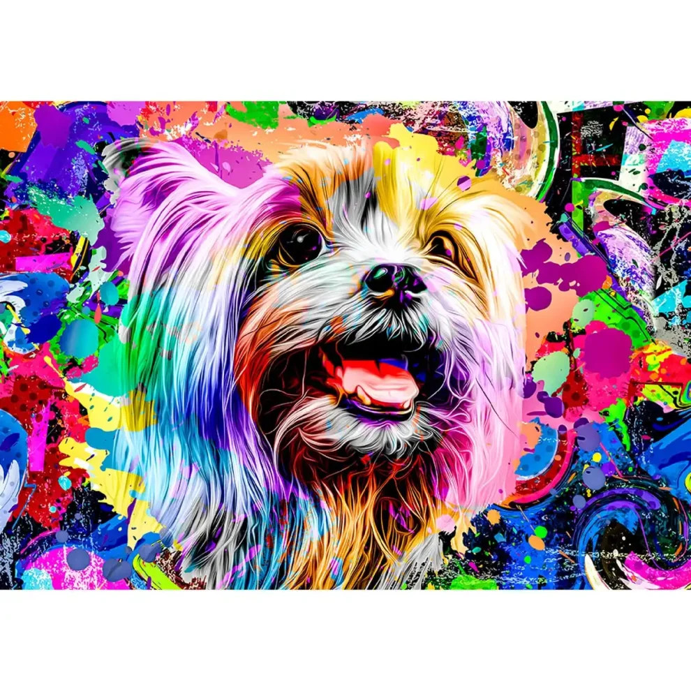 Puzzle W RS: Pop Art Yorkshire terrier L 505 | 4743111 - Toys & Games - Lebanon