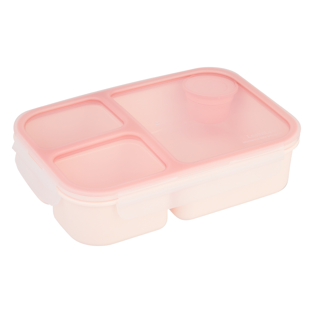 Lock n Lock 1.5L Divided Lunch Box - Pink | HPL782