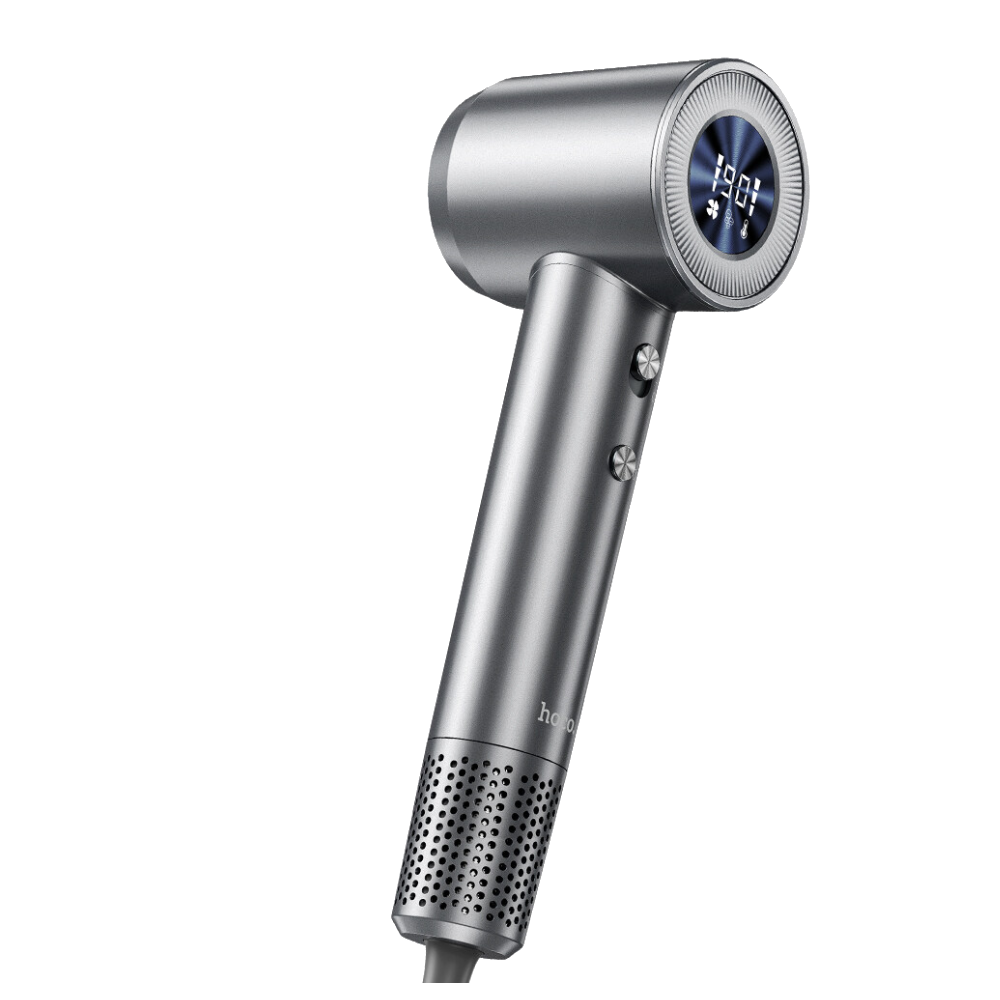 Hoco HOCO High-speed Negative Ion Hair Dryer - Gray | HP10 - Beauty & Personal Care - Lebanon