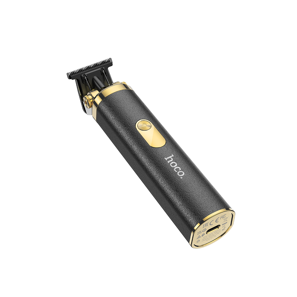 Hoco Hoco Retro Engraving Electric Hair Clipper - Black | HP22 - Beauty & Personal Care - Lebanon