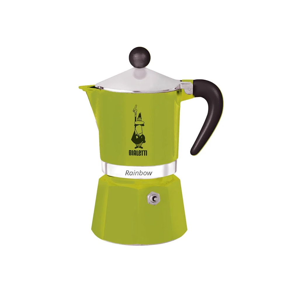 Bialetti Bialetti Rainbow Moka Express - 6 Cups, Green | BIA0004973 - Home & Kitchen - Lebanon