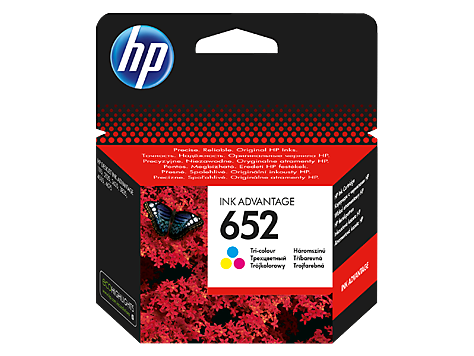 HP HP 652 Tri-color Original Ink Advantage Cartridge (F6V24AE) - Printers & Ink - Lebanon