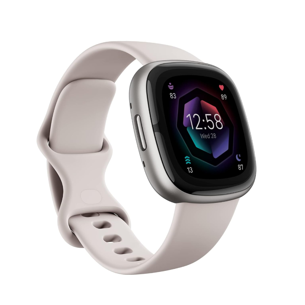 Fitbit Fitbit Sense 2 Health & Fitness Watch - Lunar White | FB521SRWT - Phones & Wearables - Lebanon