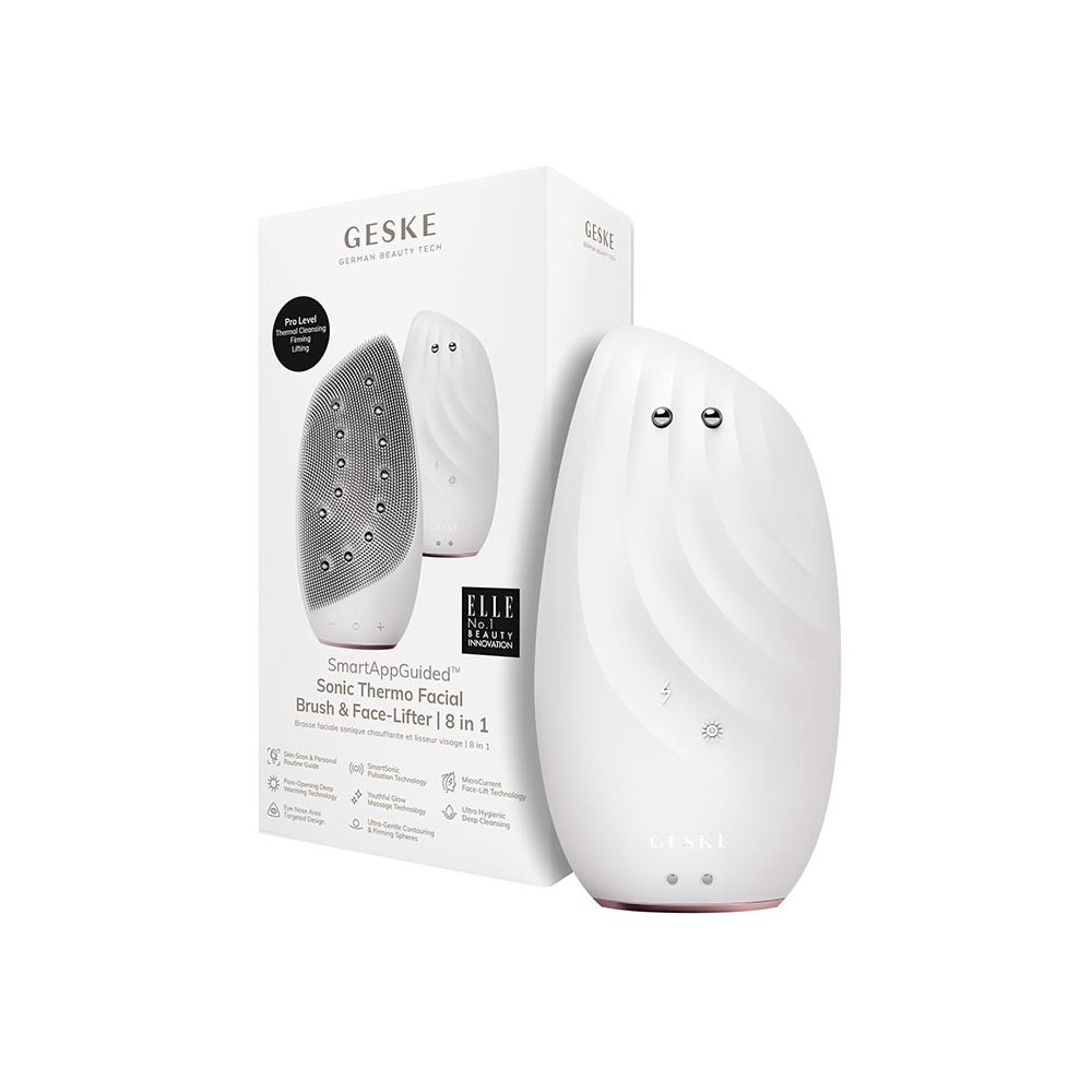 Geske Geske Sonic Thermo 8-in-1 Facial Brush and Face-Lifter | GESGK000006SL01 - Beauty & Personal Care - Lebanon