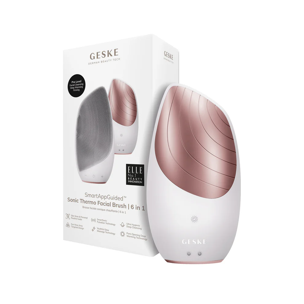 Geske Geske Sonic Thermo 6-in-1 Facial Brush - Starlight | GESGK000007SL01 - Beauty & Personal Care - Lebanon