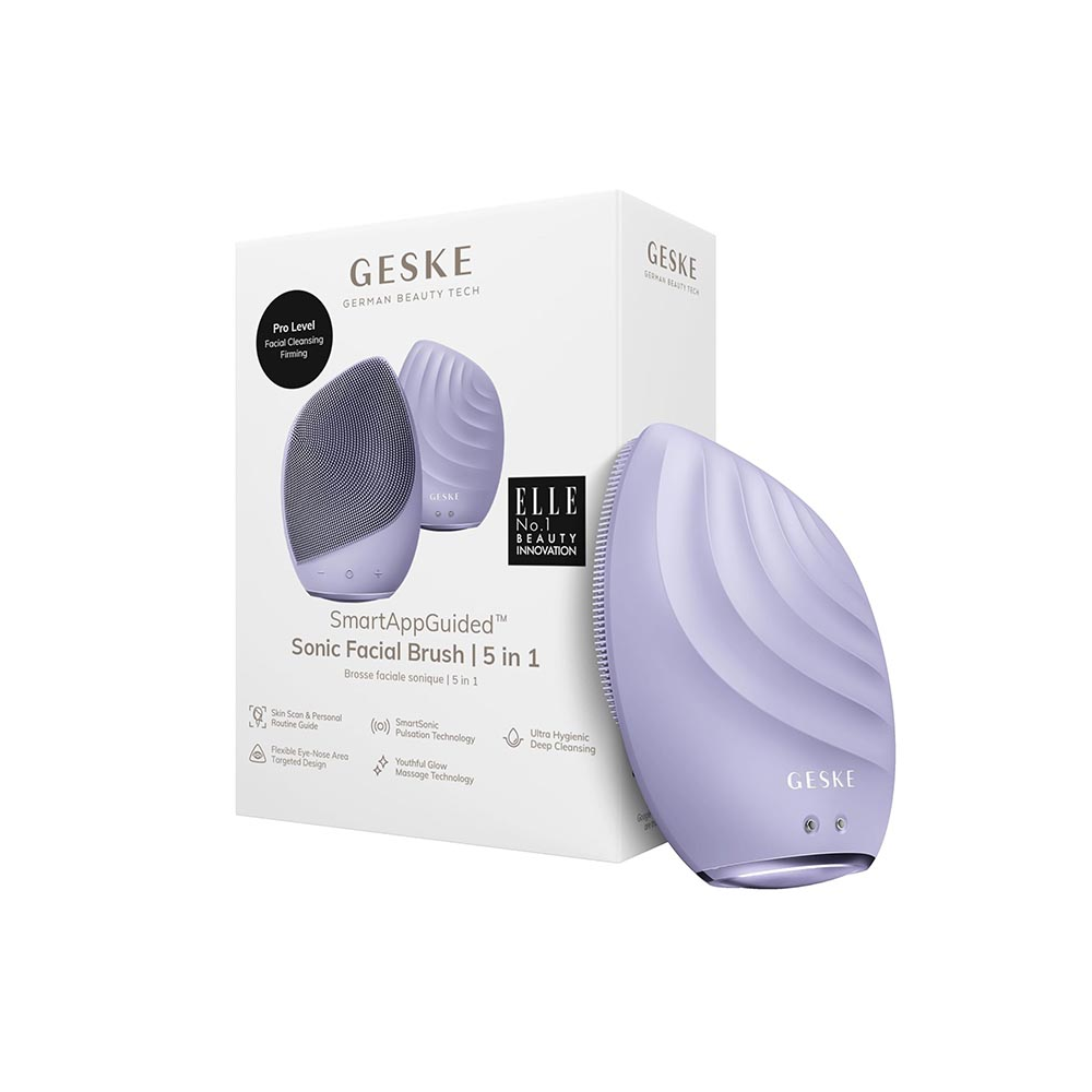 Geske Geske Sonic 5-in-1 Facial Brush - Purple | GESGK000010PL01 - Beauty & Personal Care - Lebanon