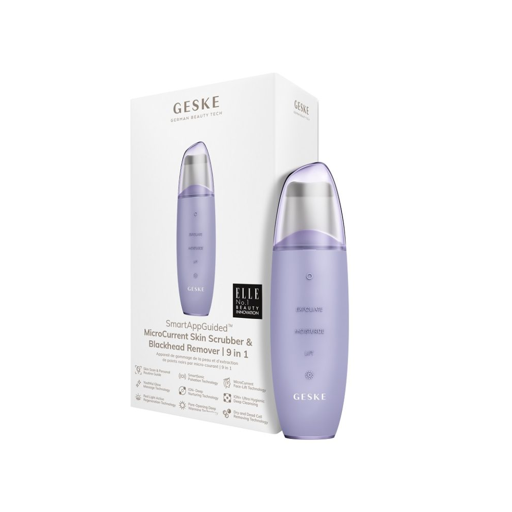Geske Geske MicroCurrent Skin 9-in-1 Scrubber and Blackhead Remover | GESGK000044PL01 - Beauty & Personal Care - Lebanon