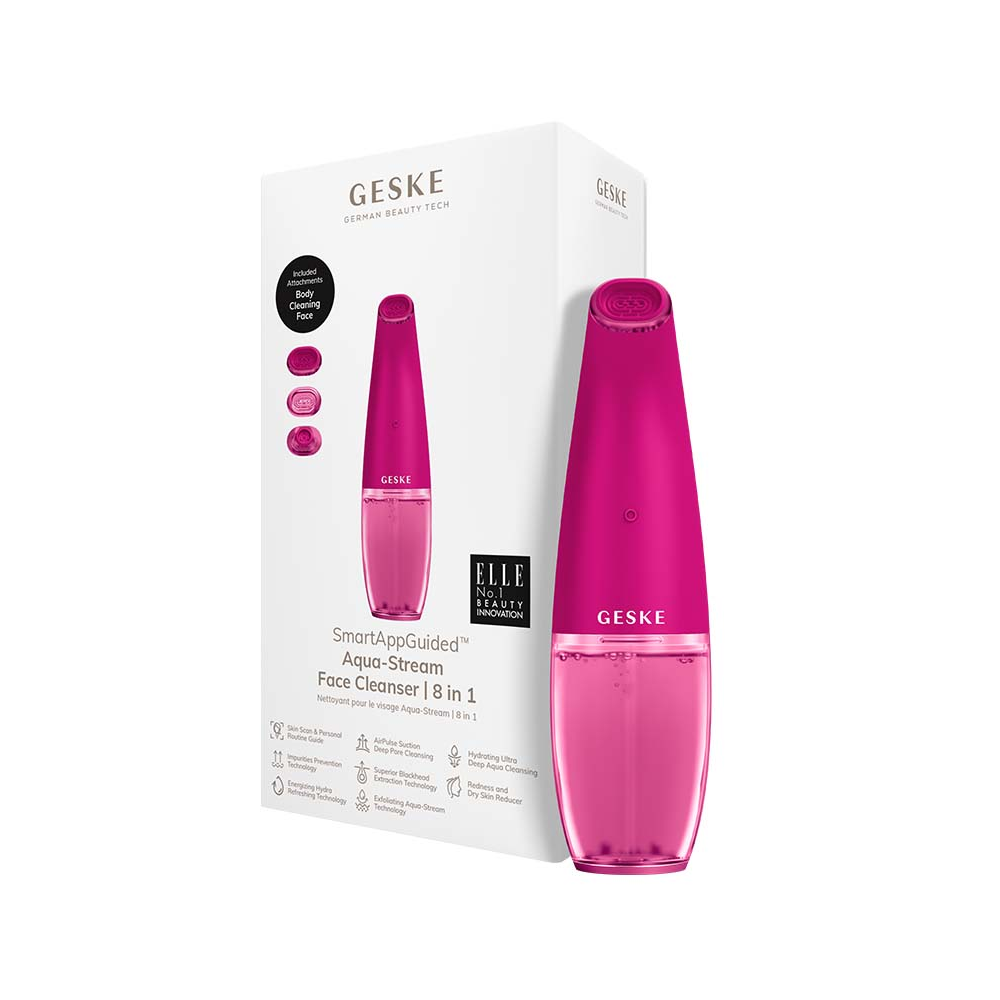 Geske Geske 8 in 1 Aqua Stream Cleanset - Magenta | GESGK000061MG01 - Beauty & Personal Care - Lebanon