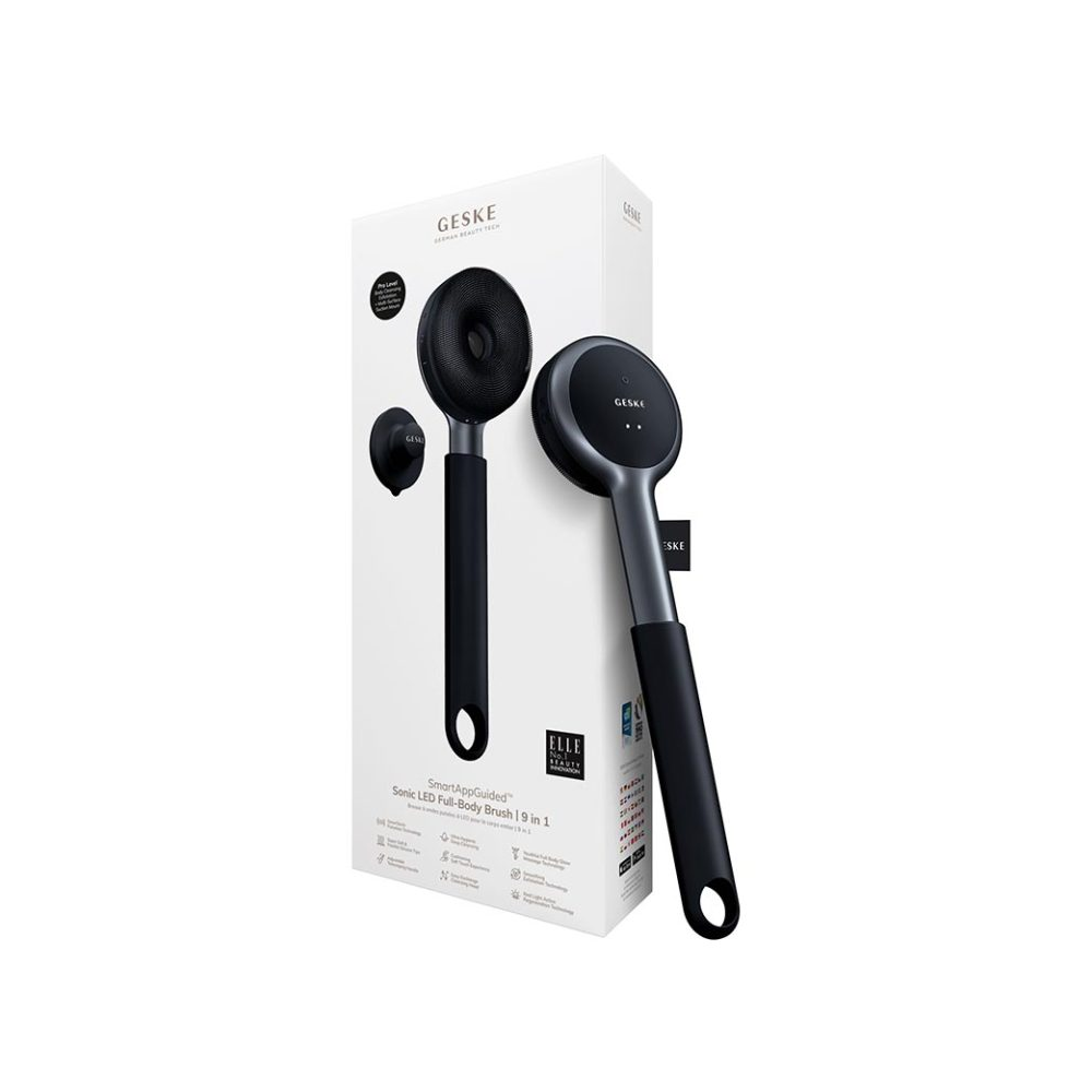 Geske GESKE 9-in-1 Sonic LED Full Body Brush | GESGK000708BK01 - Beauty & Personal Care - Lebanon
