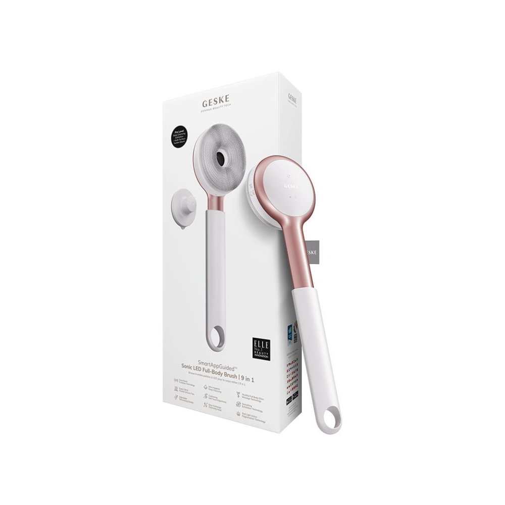 Geske GESKE 9-in-1 Sonic LED Full Body Brush - Starlight | GESGK000708SL01 - Beauty & Personal Care - Lebanon