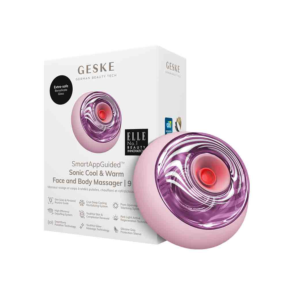Geske GESKE 9-in-1 Sonic Warm and Cool Mask - Pink | GESGK000699PK01 - Beauty & Personal Care - Lebanon