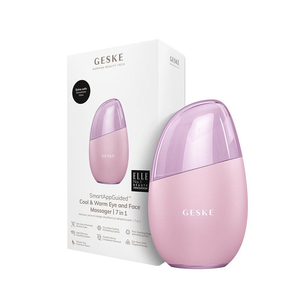 Geske GESKE 7-in-1 Cool & Warm Eye and Face Massager - Pink | GESGK000700PK01 - Beauty & Personal Care - Lebanon