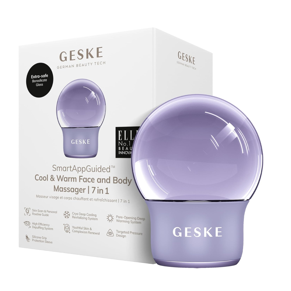 Geske GESKE 7-in-1 Cool & Warm Face and Body Massager - Purple | GESGK000701PL01 - Beauty & Personal Care - Lebanon