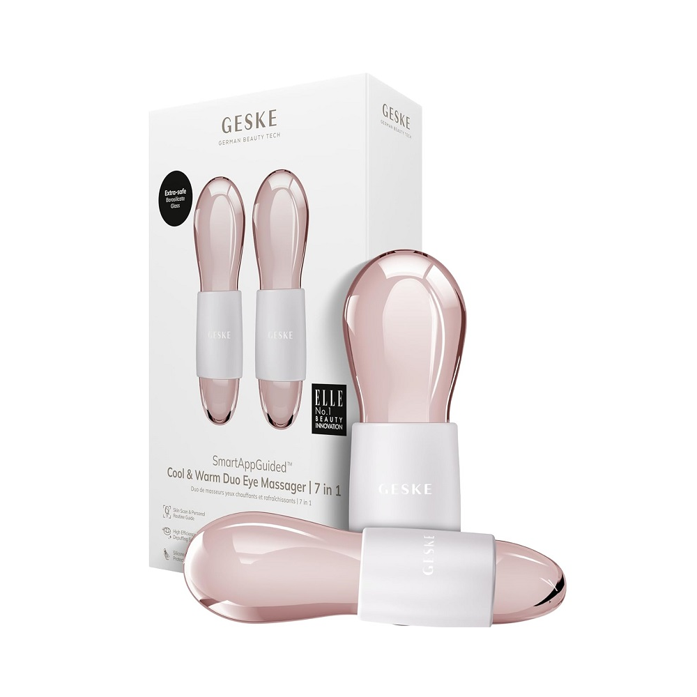 Geske GESKE 7-in-1 Cool & Warm Duo Eye Massager - Silver | GESGK000703SL01 - Beauty & Personal Care - Lebanon
