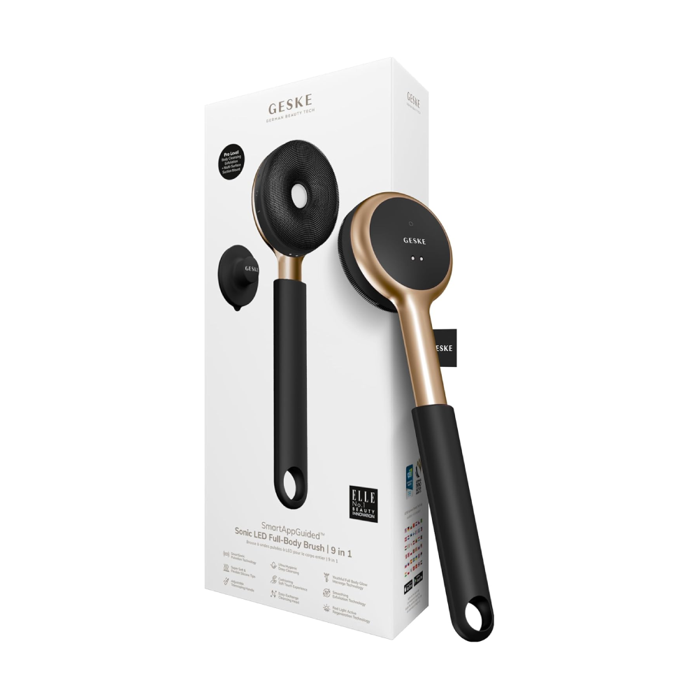Geske GESKE 9-in-1 Sonic LED Full Body Brush | GESGK000708GY01 - Beauty & Personal Care - Lebanon