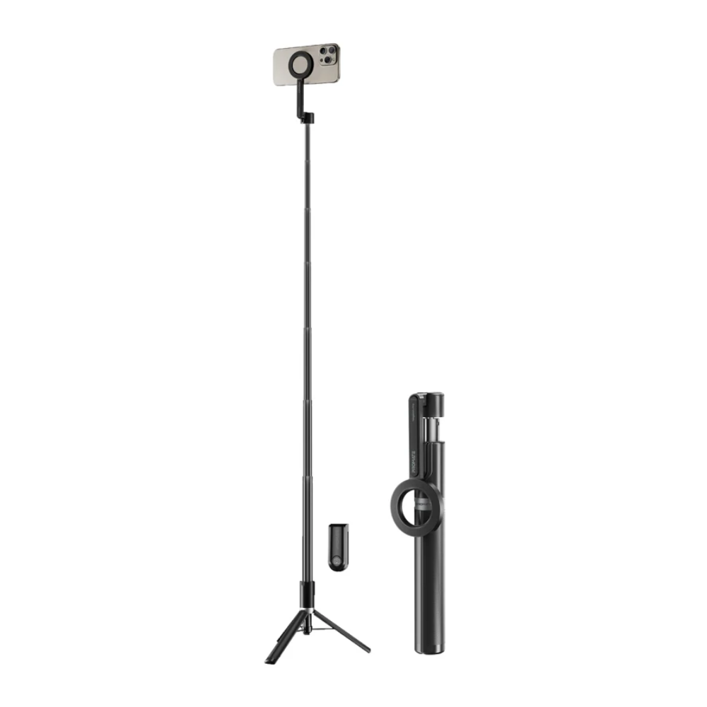 Promate Promate MagSafe Compatible Extendable Monopod & Tripod Stand with Remote Control | MAGSTICK-PRO - Phones & Wearables - Lebanon
