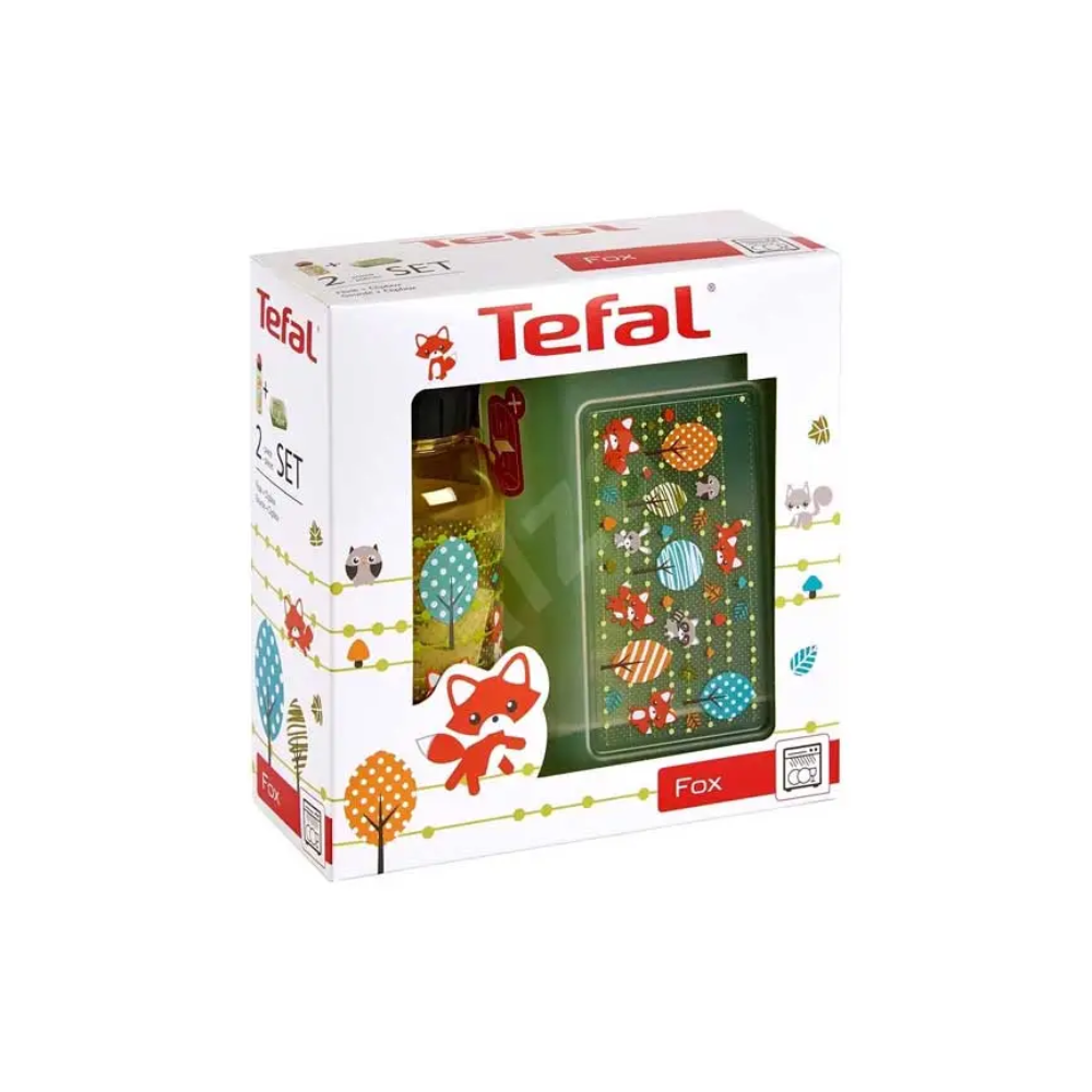 Tefal Tefal Variabolo – Kids Flask + Lunch Box – Fox Edtion | K3169414 - Home & Kitchen - Lebanon