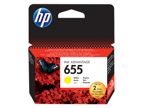 HP HP 655 Original Ink Advantage Cartridge - Yellow | CZ112AE - Printers & Ink - Lebanon