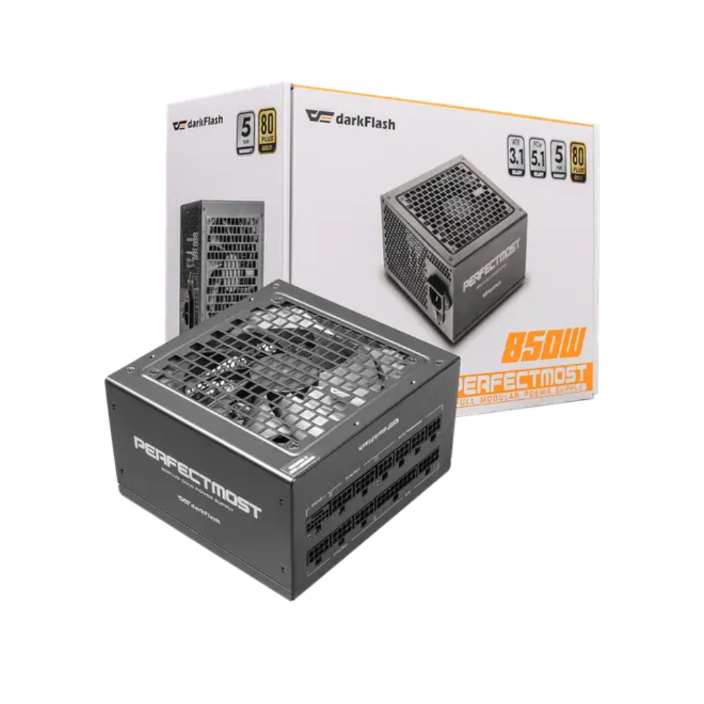 darkFlash Darkflash PMT 850W Gold Full Modular Power Supply | PMT850 - Computers & Tech - Lebanon