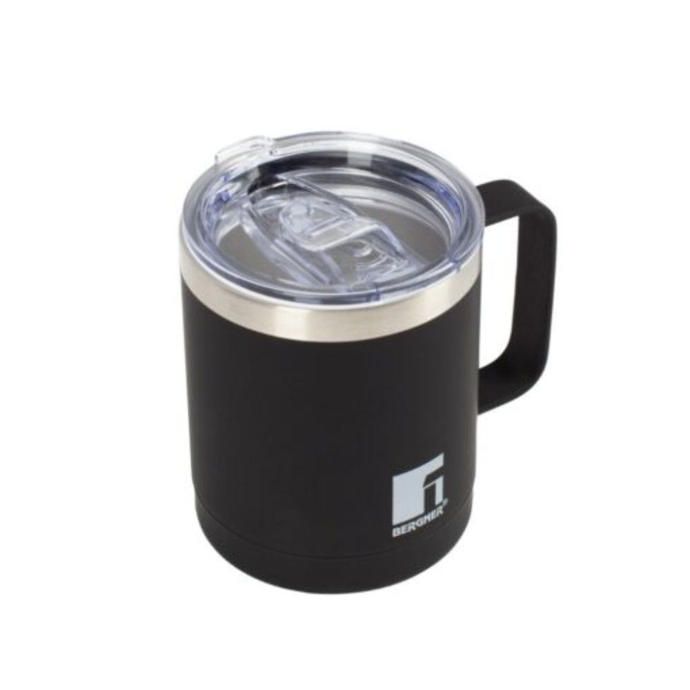 Bergner Bergner Coffee & Tea Lovers Thermos Mug Black 350ml | BG-37788-BK - Home & Kitchen - Lebanon