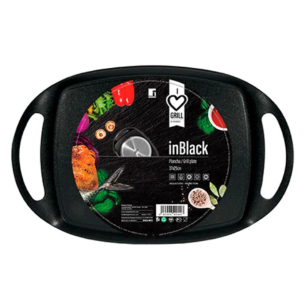 Bergner Bergner Grill Plate 36.9cm | BGEU-0972 - Home & Kitchen - Lebanon