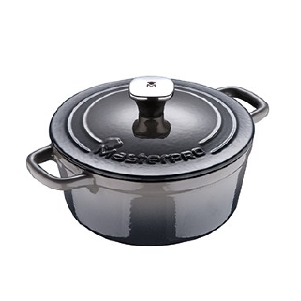 MasterPro Masterpro Casserole 1.8L Cast Iron Ind W/Lid Unique MP | BGMP-3830 - Home & Kitchen - Lebanon