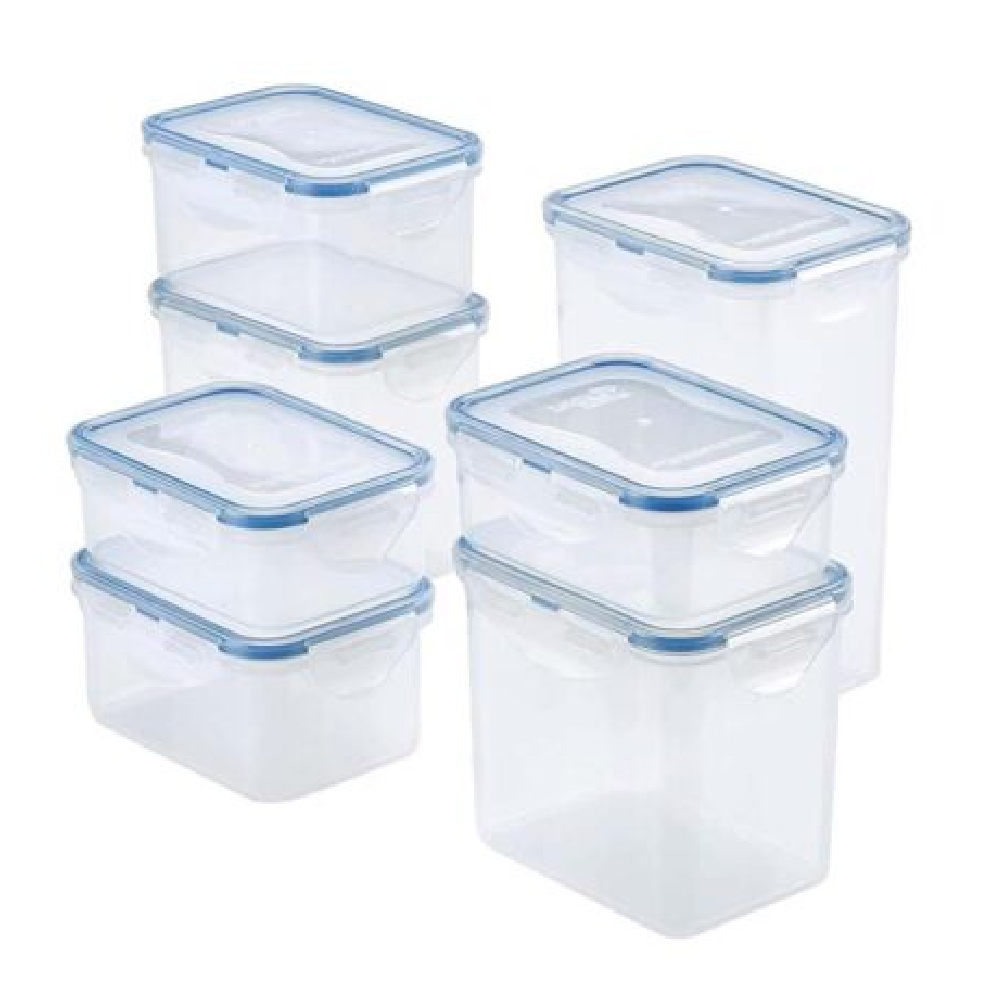 LocknLock LocknLock PP Classic Colorbox 7P Set (HPL806x2, HPL807x2) | LLHPL809BS - Home & Kitchen - Lebanon