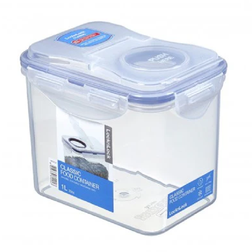 LocknLock LocknLock Rectangular Tall Classic Food Container With Flip-Top Lid 1L | HPL812F - Home & Kitchen - Lebanon