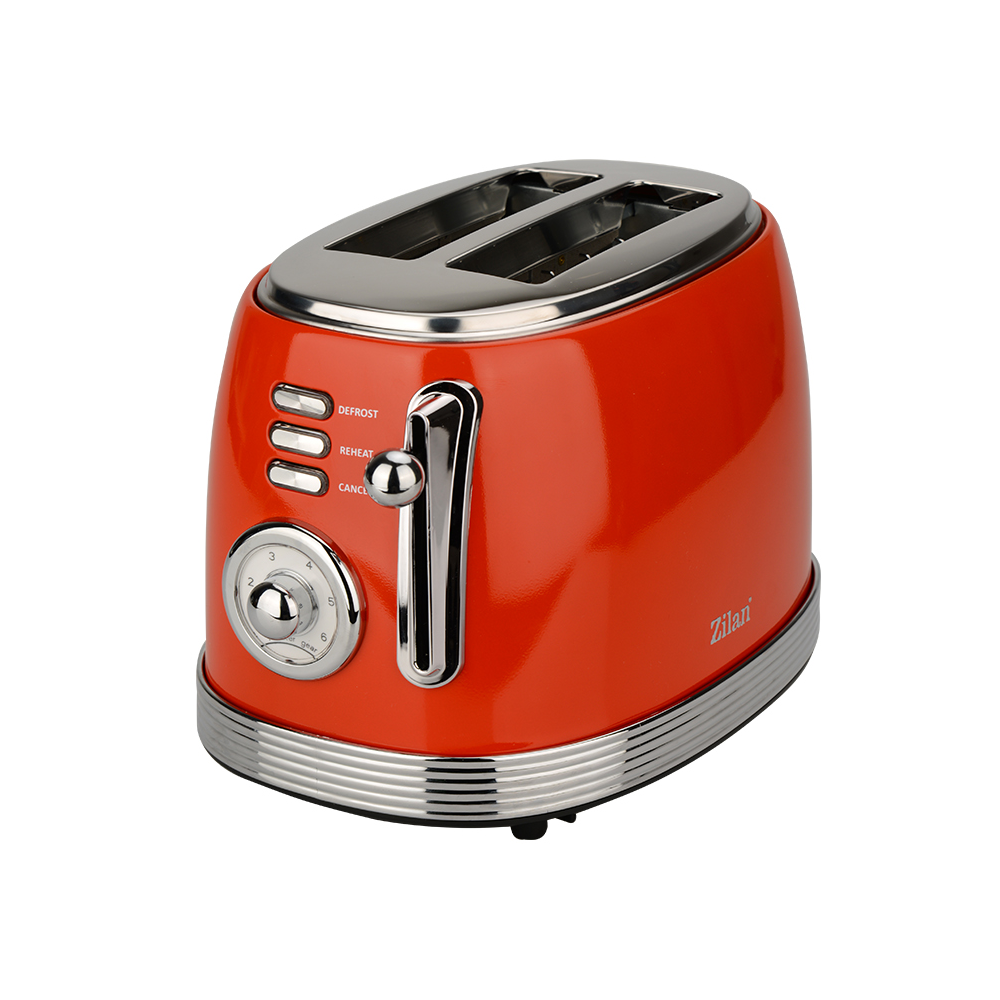 Zilan Zilan Retro Bread Toaster - 2 Slots | ZLN7040 - Home & Kitchen - Lebanon
