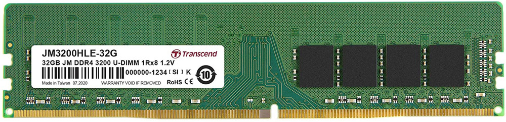 Transcend Transcend 32GB JM DDR4 3200Mhz U-DIMM JM3200HLE-32G - Computers & Tech - Lebanon