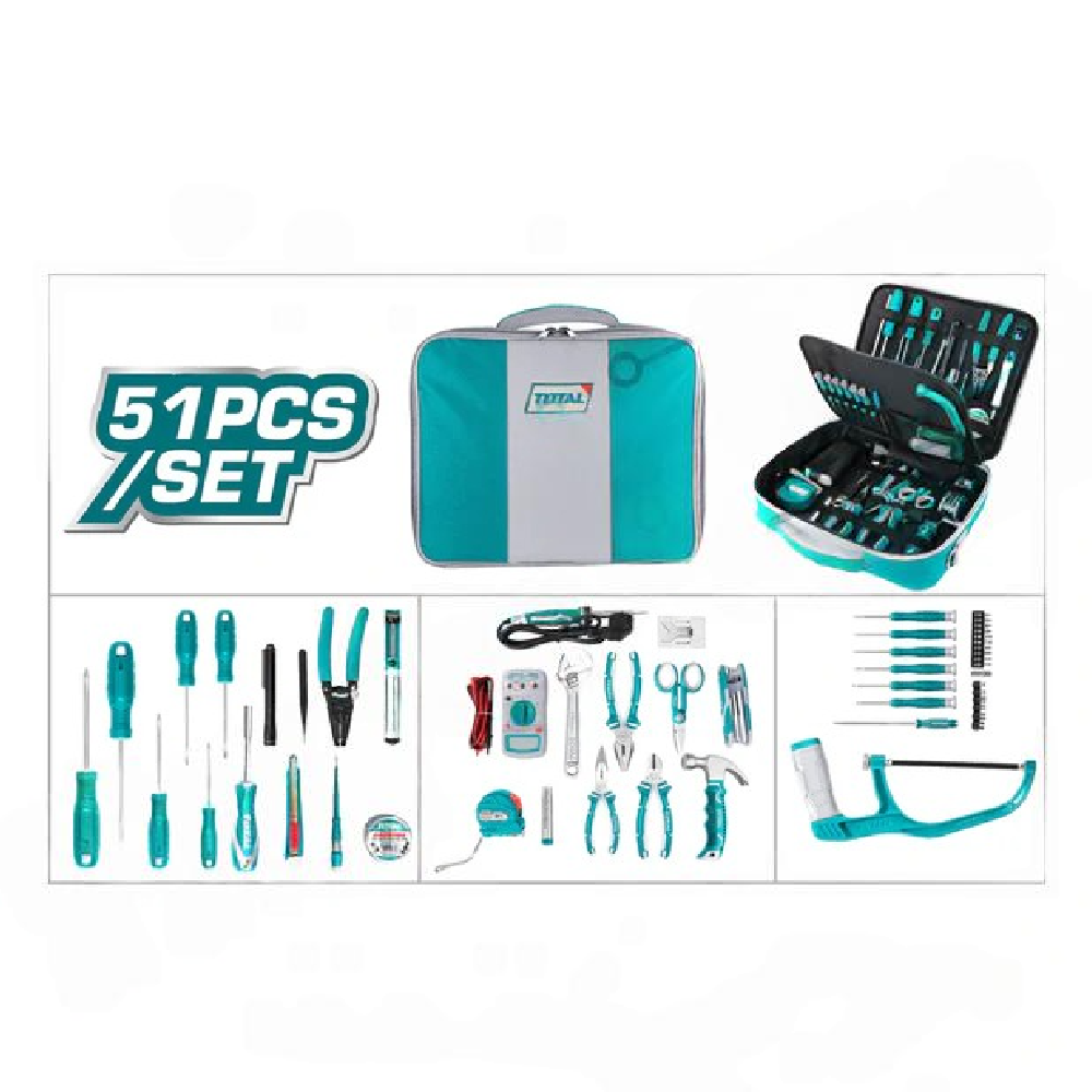 Total 51PCS طـقم عدة تلكوم Total - Home & Kitchen - Lebanon