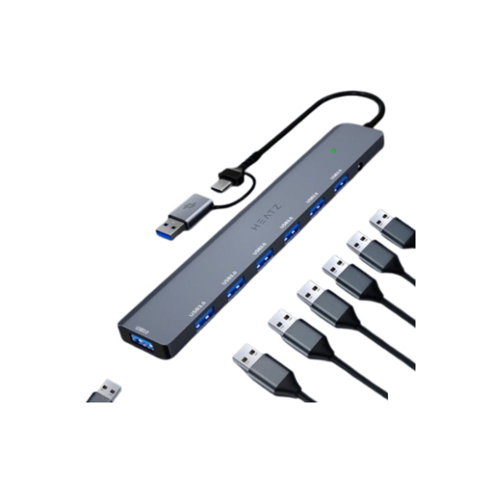HEATZ 7-Ports USB Hub | ZU05