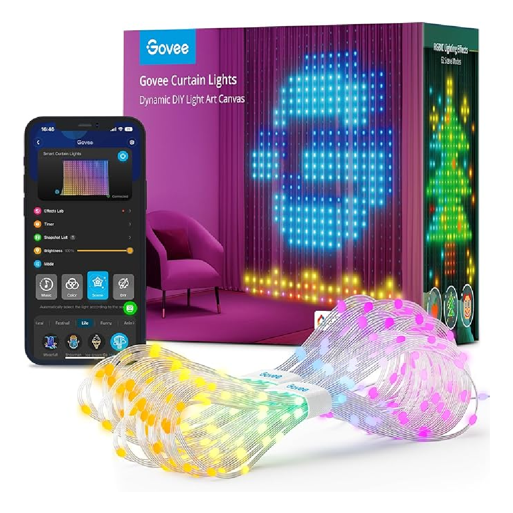 Govee Govee Curtain Lights Smart LED Curtain Lights | H70B1 - Home & Kitchen - Lebanon