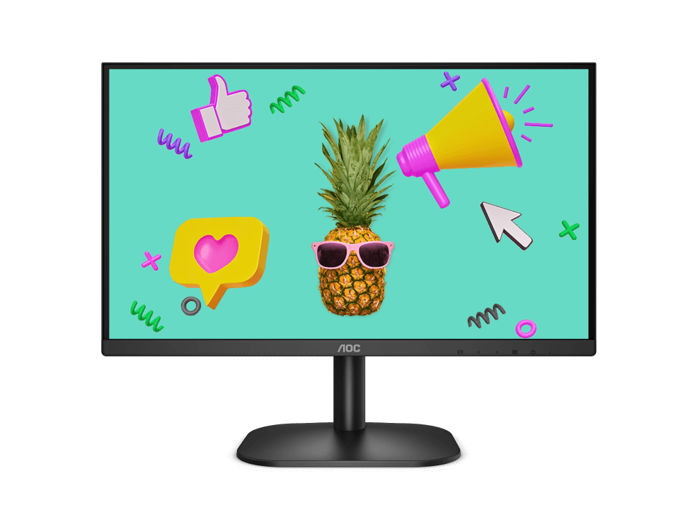 AOC AOC Ultra-Slim Monitor with 3-Sided Frameless Design - 23.8" | 24B2XHM - Computers & Tech - Lebanon