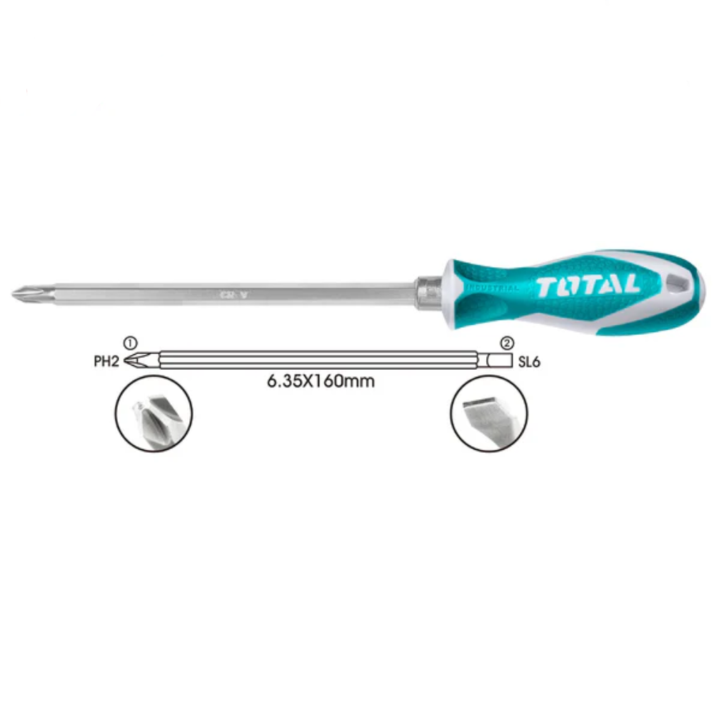 Total 2 IN 1 مفك براغي طويل Total - Home & Kitchen - Lebanon